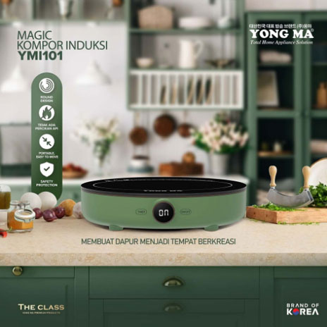 Yong Ma Kompor Induksi Magic Series - YMI 101 | YMI101 Hijau
